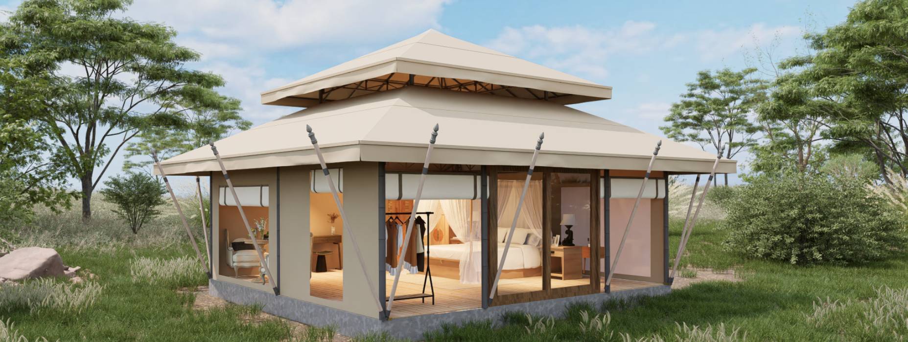 泰来县户外野奢帐篷